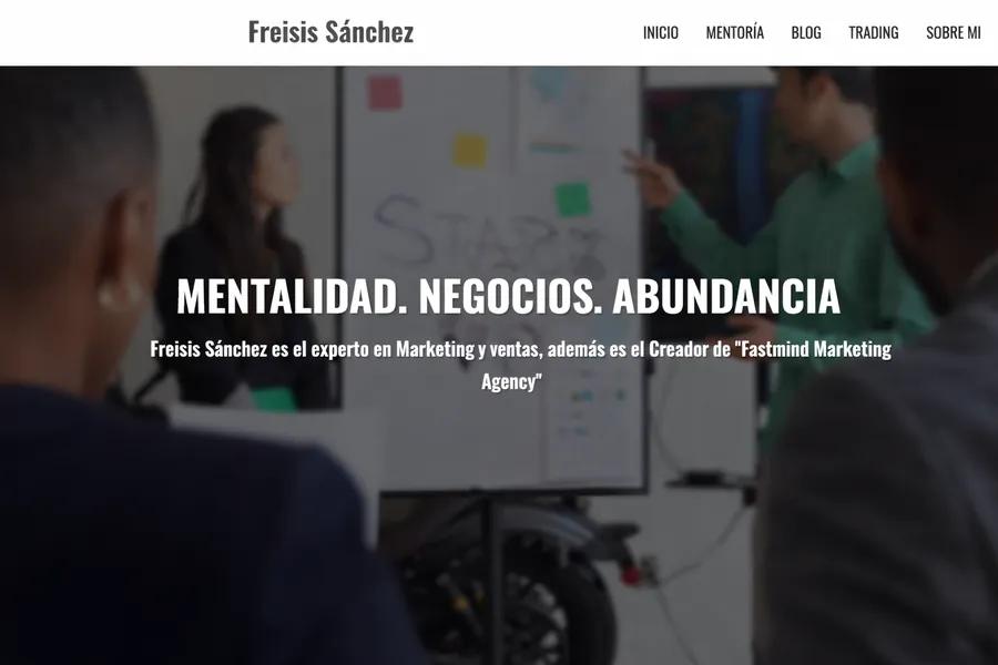 FreisiWeb — Sitio web de trading y mentoría financiera