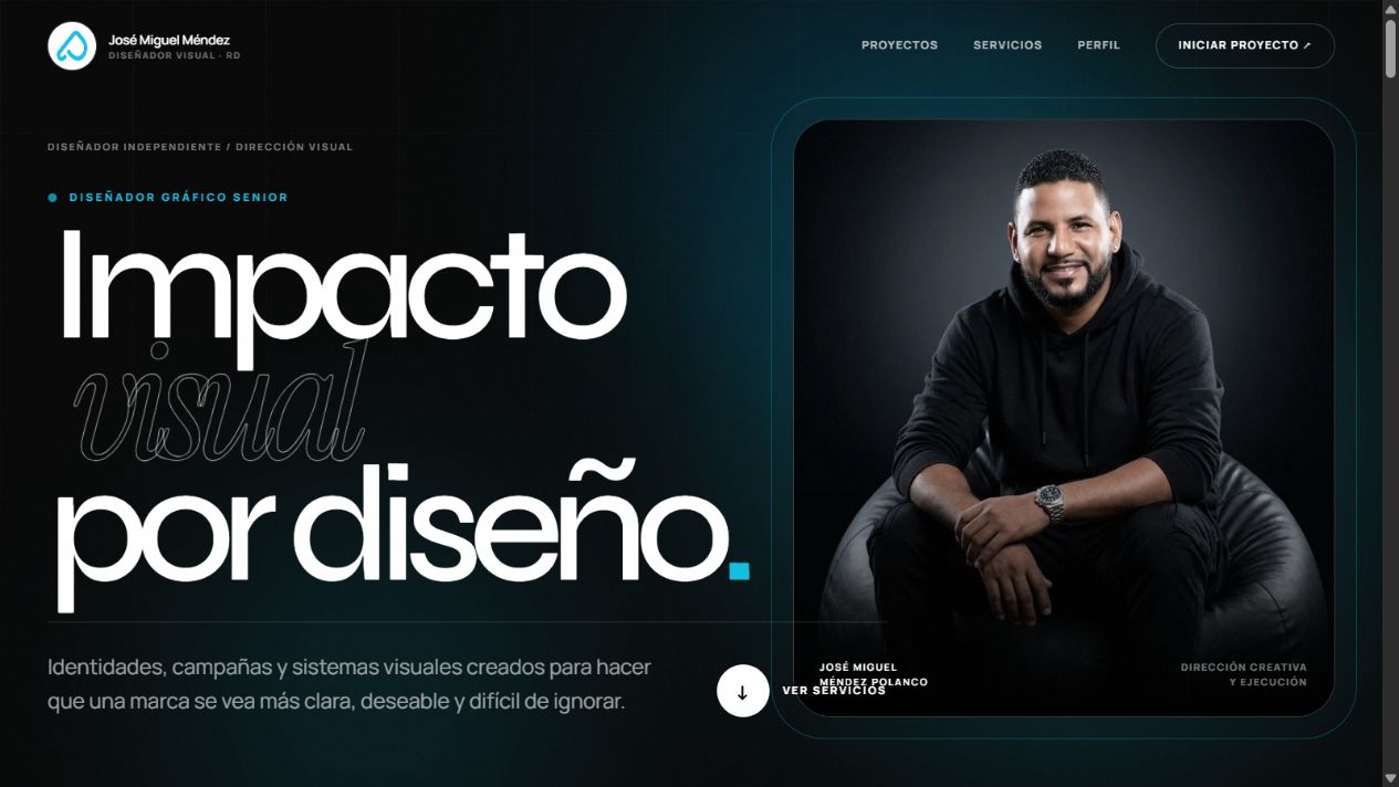 Nueva web de Polanco Graphics — portafolio de José Miguel Méndez, diseñador gráfico senior