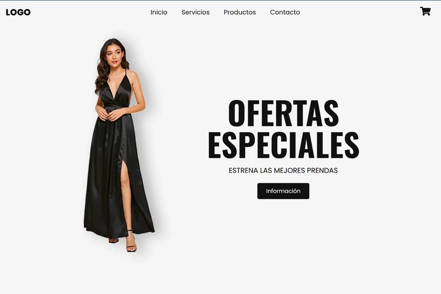 Tienda online con catálogo e-commerce